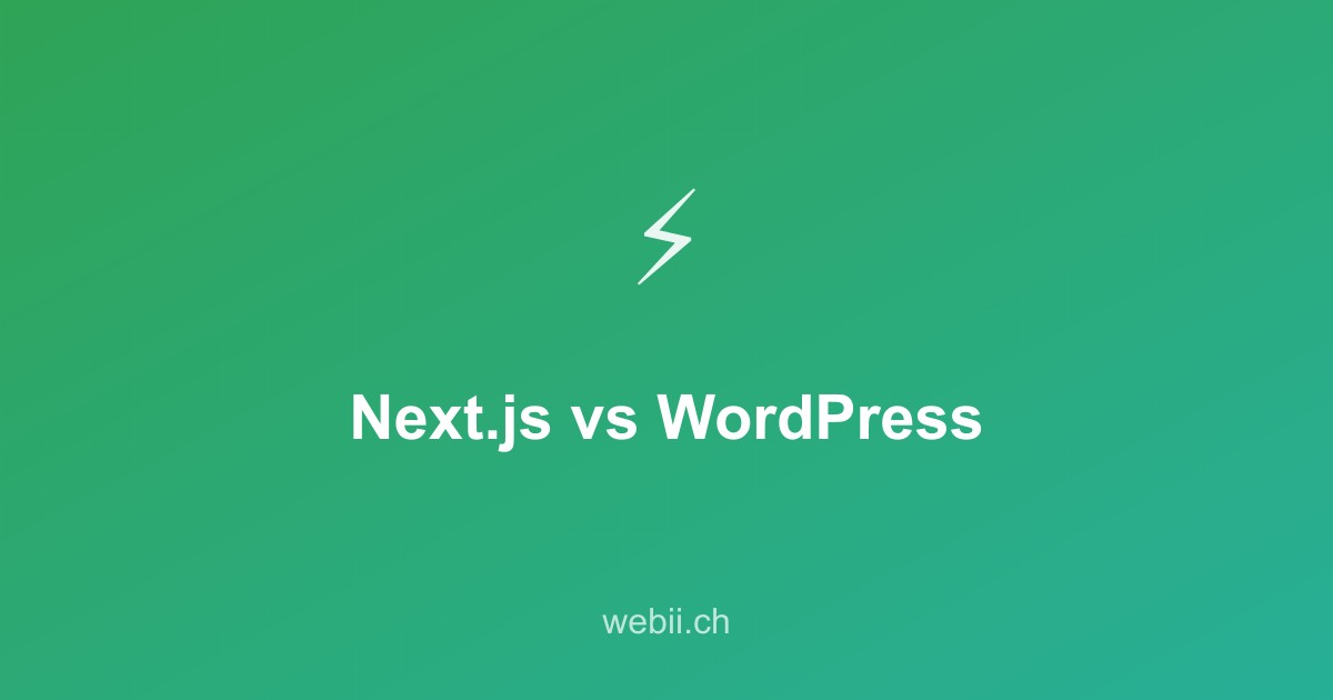 Next.js vs WordPress en 2026: Quel CMS Choisir pour Votre Entreprise?